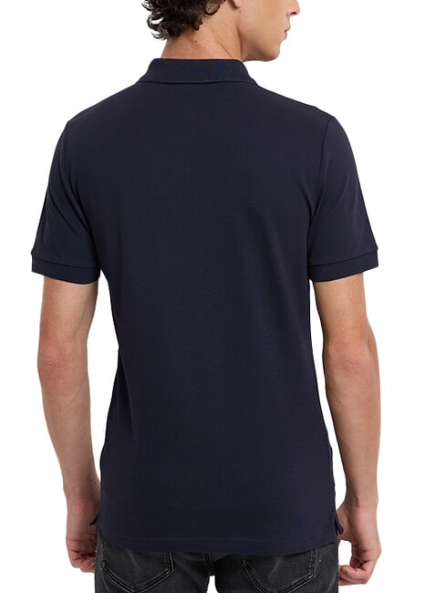 CK JEANS Polo a maniche corte in cotone stretch night sky - Polo Uomo