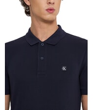 CALVIN KLEIN CK JEANS Polo a maniche corte in cotone stretch night sky - Polo Uomo - 3