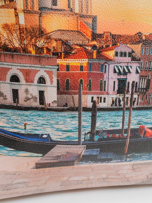 YESBAG Borsa Tote a spalla venice sunset - Borse Donna