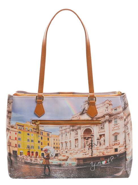 YESBAG Borsa a spalla stampata rainbow rome - Borse Donna
