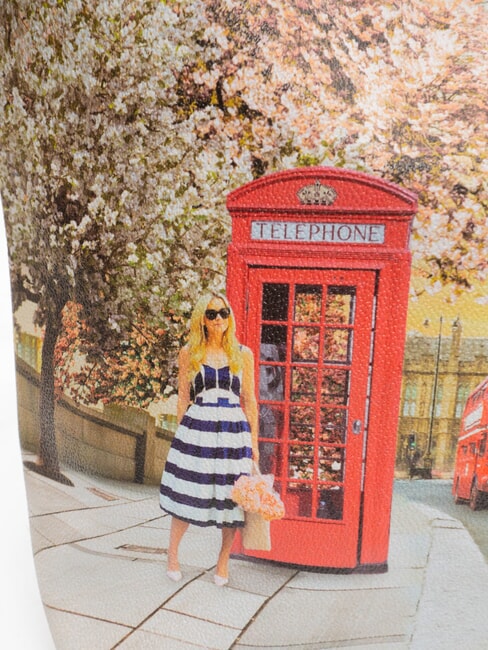 YESBAG Borsa sacca a spalla english rose - Borse Donna