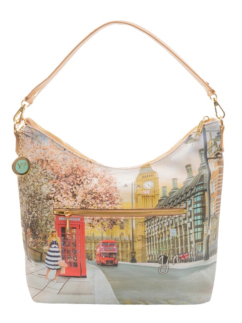 YESBAG Borsa sacca a spalla english rose - Borse Donna