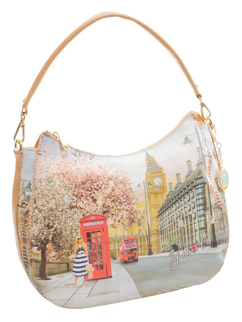 YESBAG  Borsa stampata, a spalla english rose - Borse Donna