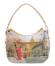 YNOT YESBAG  Borsa stampata, a spalla english rose - Borse Donna - 4