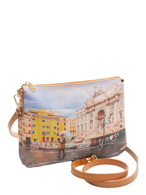 YESBAG Piattina a tracolla rainbow rome - Borse Donna