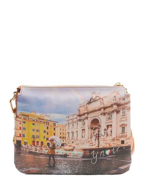 YESBAG Piattina a tracolla rainbow rome - Borse Donna