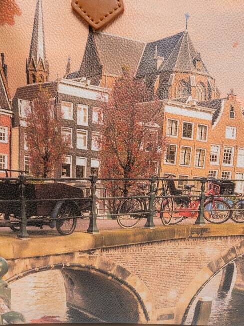 YESBAG Borsa Tote a spalla autumn river - Borse Donna