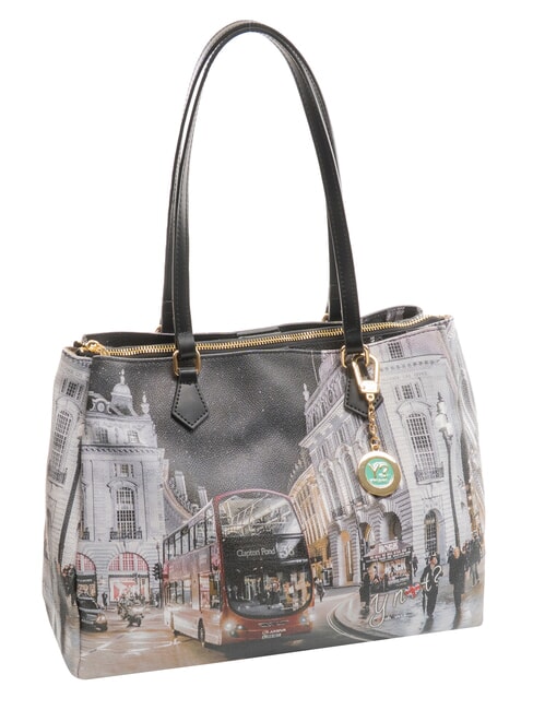 YESBAG Borsa a spalla stampata london by night - Borse Donna