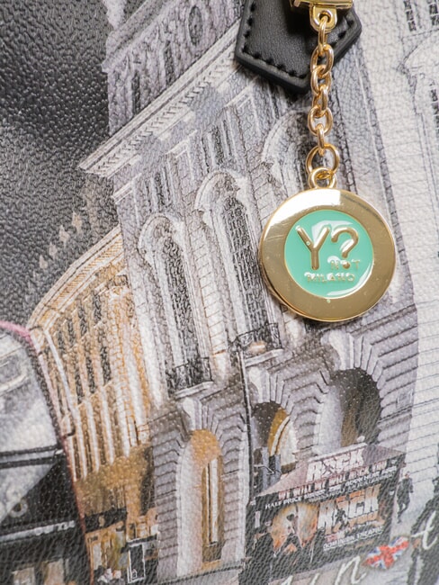 YESBAG Borsa a spalla stampata london by night - Borse Donna