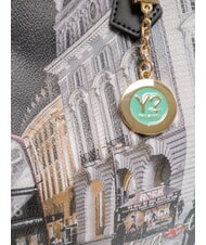 YNOT YESBAG Borsa a spalla stampata london by night - Borse Donna - 3