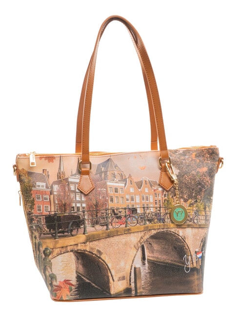 YESBAG Shopping Bag autumn river - Borse Donna