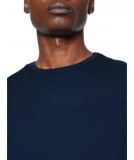 CALVIN KLEIN SUPERIOR WOOL Maglione lana scollo tondo calvin navy - Maglie Uomo - 3