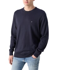 CALVIN KLEIN CK Maglione girocollo regular fit night sky - Maglie Uomo - 3