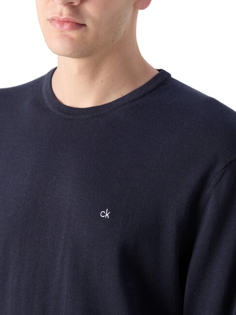 CK Maglione girocollo regular fit night sky - Maglie Uomo