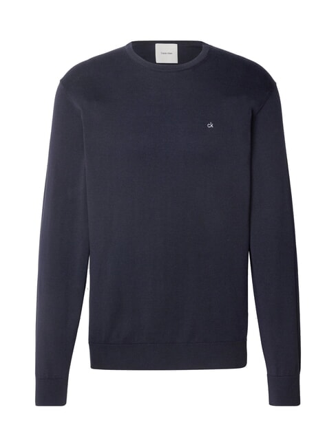 CK Maglione girocollo regular fit night sky - Maglie Uomo