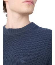 CALVIN KLEIN CK JEANS Maglione girocollo regular fit ink - Maglie Uomo - 4