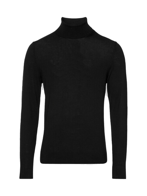 CK Maglione dolcevita slim fit in lana ck black - Maglie Uomo