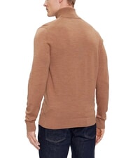 CALVIN KLEIN CK Maglione dolcevita slim fit in lana travertine heather - Maglie Uomo - 2