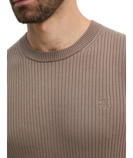 CALVIN KLEIN CK JEANS Maglione girocollo a coste slim fit falcon - Maglie Uomo - 3