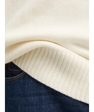 CALVIN KLEIN CK JEANS Maglione girocollo oversize ivory - Maglie Uomo - 5