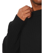 CALVIN KLEIN CK JEANS Maglione girocollo regular fit ck black - Maglie Uomo - 3