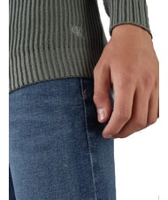 CALVIN KLEIN CK JEANS Maglione girocollo a coste endless grey - Maglie Uomo - 3