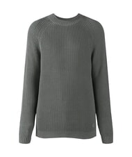 CALVIN KLEIN CK JEANS Maglione girocollo a coste endless grey - Maglie Uomo - 4