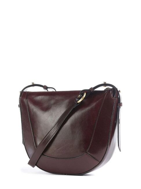 FEDORA Borsa tracolla in pelle con flap mosto abb. oro - Borse Donna