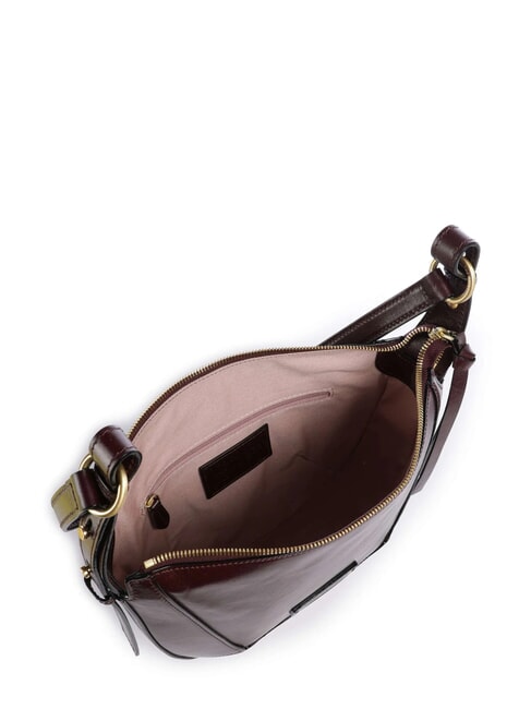 FEDORA Borsa tracolla in pelle con flap mosto abb. oro - Borse Donna