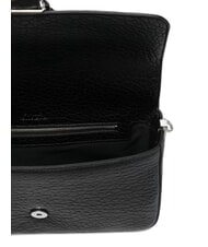 PINKO LOVE ONE CLASSIC SLOUCHY Borsa in pelle a tracolla nero limousine - matt silver - Borse Donna - 3