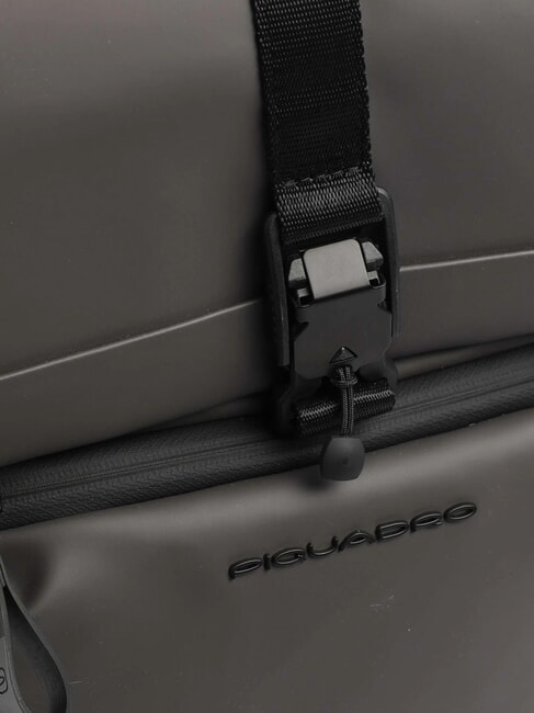 CORNER SPECIALE GOMMATO Zaino roll-top, porta pc 14" GRIGIO - Zaini da lavoro porta PC