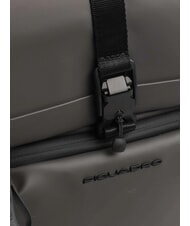 PIQUADRO CORNER SPECIALE GOMMATO Zaino roll-top, porta pc 14" GRIGIO - Zaini da lavoro porta PC - 3