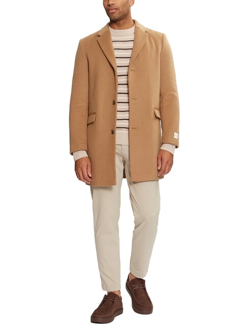 CK Cappotto in misto lana natural khaki - Giacche Uomo