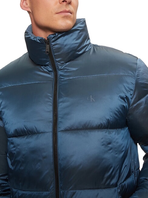 CK JEANS Giubbotto imbottito lucido china blue / ck black - Piumini Uomo