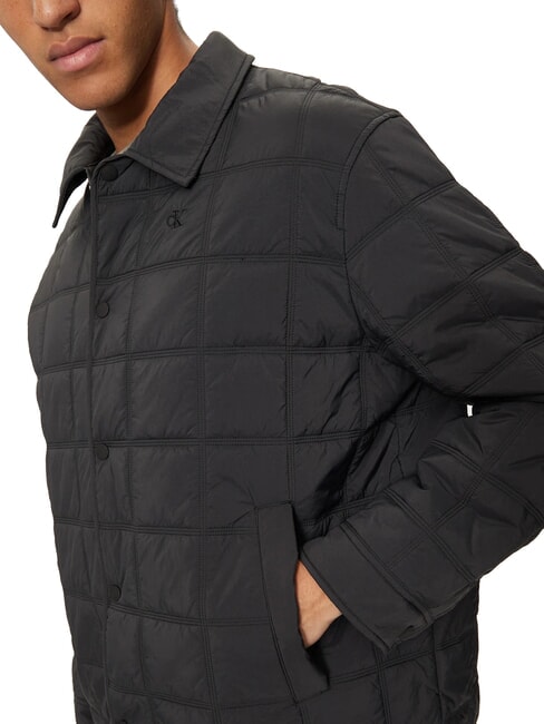 CK JEANS Giacca quilted colletto medio peso ck black - Giacche Uomo