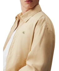 CALVIN KLEIN CK JEANS Giubbotto relaxed fit con zip pale khaki - Giacche Uomo - 3