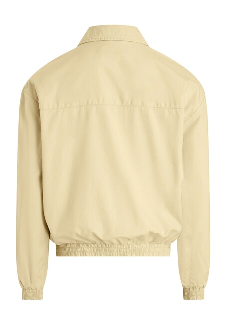 CK JEANS Giubbotto relaxed fit con zip pale khaki - Giacche Uomo