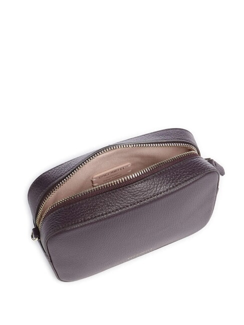 TEBE Borsa a tracolla in pelle martellata prune - Borse Donna