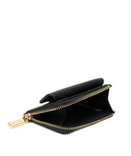 COCCINELLE C-ME Mini Portafoglio in pelle Nero - Portafogli Donna - 3