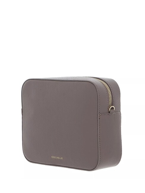 TEBE Borsa piccola pelle martellata warm taupe 2 - Borse Donna