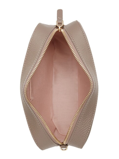 TEBE Borsa piccola pelle martellata warm taupe 2 - Borse Donna