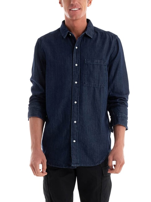 CK Camicia in tessuto denim regular fit denim dark - Camicie Uomo