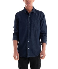 CALVIN KLEIN CK Camicia in tessuto denim regular fit denim dark - Camicie Uomo - 3