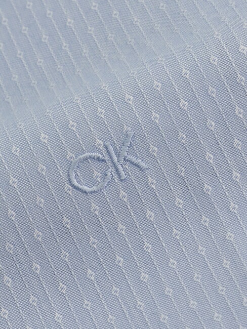 CK Camicia manica lunga slim fit no stiro vista blue - Camicie Uomo