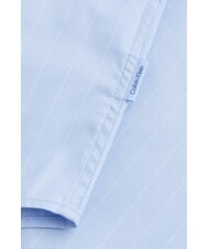 CALVIN KLEIN CK Camicia manica lunga a righe slim fit vista blue - Camicie Uomo - 4