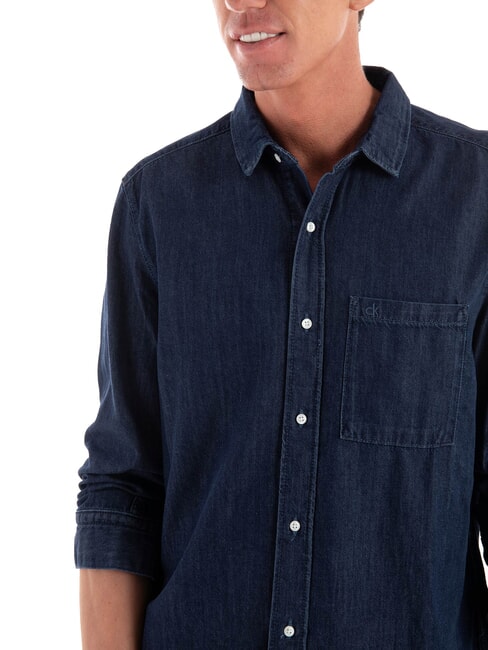 CK Camicia in tessuto denim regular fit denim dark - Camicie Uomo