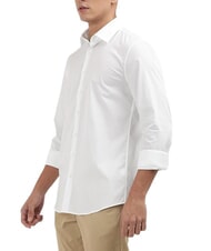 CALVIN KLEIN CK Camicia in popeline di cotone slim fit bright white - Camicie Uomo - 3