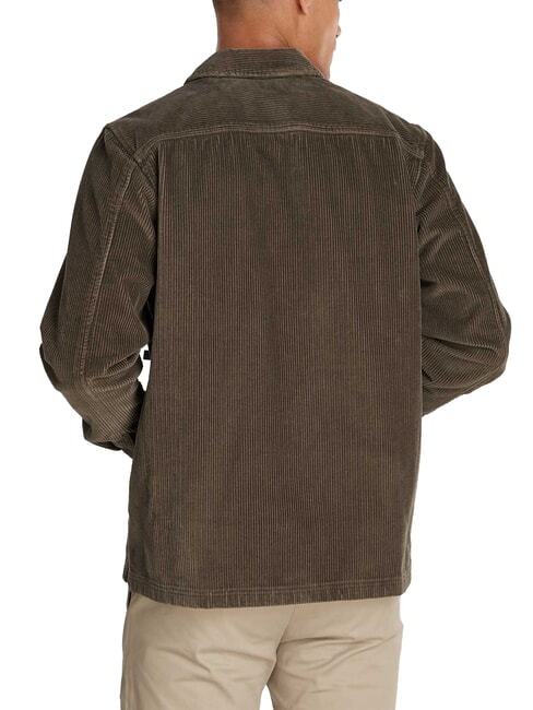 CK JEANS Camicia manica lunga velluto a coste relaxed fit tarmac - Camicie Uomo