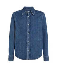 CALVIN KLEIN CK JEANS Camicia jeans manica lunga regular fit denim dark - Camicie Uomo - 6