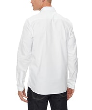 CALVIN KLEIN CK JEANS Camicia manica lunga in cotone slim fit bright white - Camicie Uomo - 2